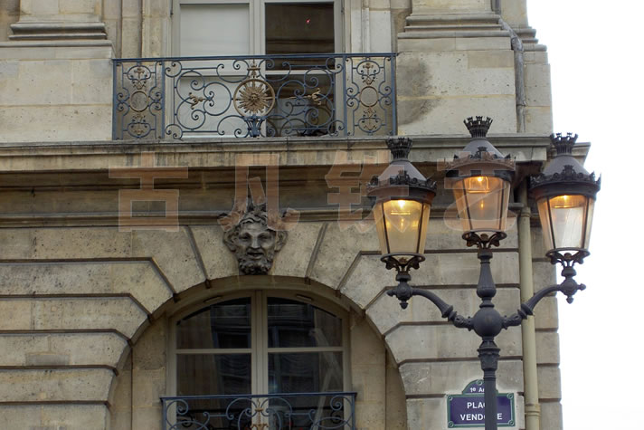 陽臺鐵藝欄桿049